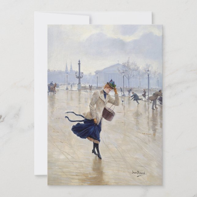Día del Viento | Jean Béraud (Anverso)