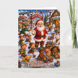 Día Divertido de Guardería Agradecimiento Navidad