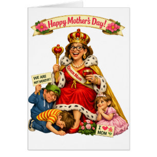 Día divertido de la madre - Reina por un día