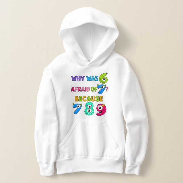 Día Divertido de Números Sudadera con Capucha de M (Distribución )