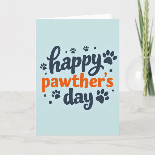 Día Dulce de las Madres Huellas de Patas Tarjeta