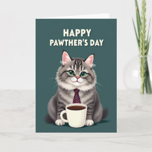 Día Dulce de las Madres Tarjeta Felina