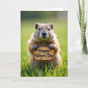 Día Dulce del Padre Tarjeta de Vida Silvestre