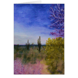 Día en el paisaje del desierto de Arizona afuera