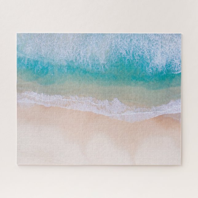 Día en el rompecabezas de la playa (Horizontal)