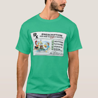 Día enfermo - la camiseta de los hombres de los