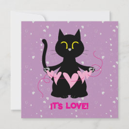 Día Feliz de la Mamá - Tarjeta Divertida de Gato