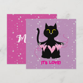 Día Feliz de la Mamá - Tarjeta Divertida de Gato