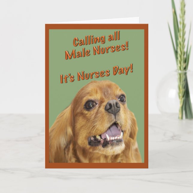 Día feliz de las enfermeras para la tarjeta de (Anverso)
