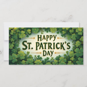 Día Feliz de San Patricio Arte de Trébol