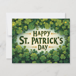Día Feliz de San Patricio Arte de Trébol