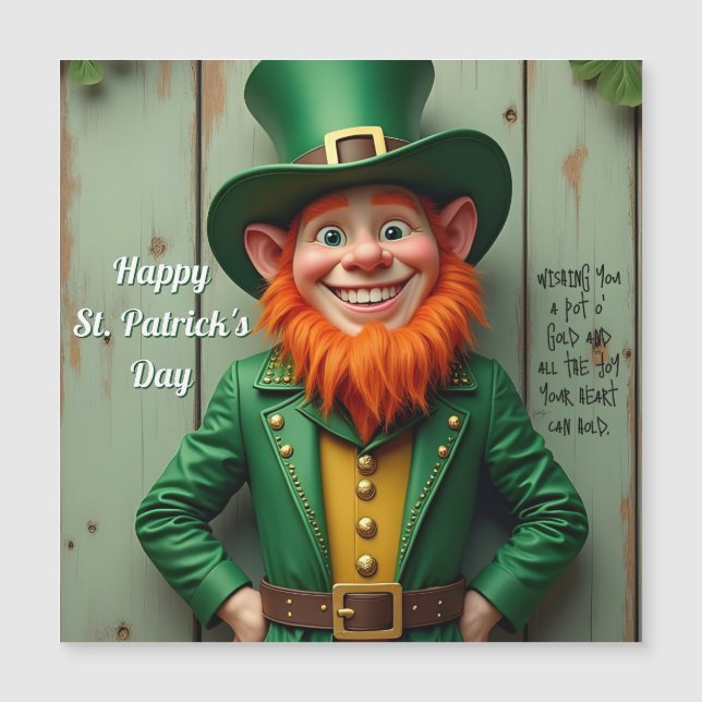 Día Feliz de San Patricio Duende (Anverso)