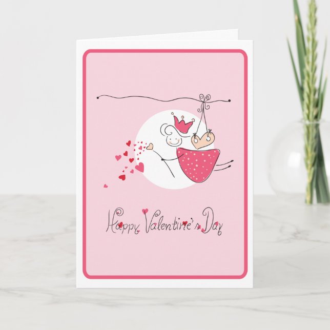 Día feliz del ` s de la tarjeta del día de San (Anverso)
