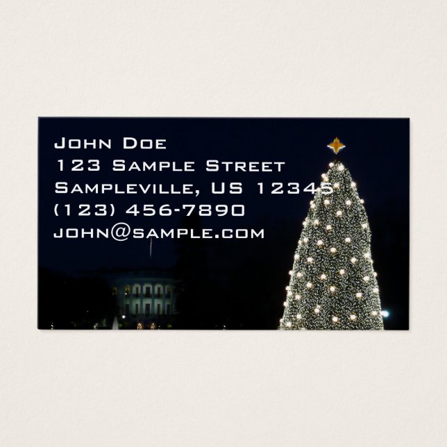 Día feriado por la Casa Blanca y los Navidades de  (Frente)