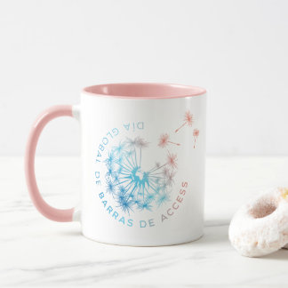 Día Global de Barras de Acceso taza rosa