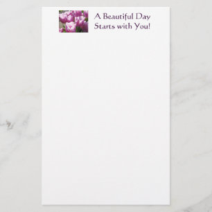 Día Hermoso Comienza con Tú! papelería Tulipanes