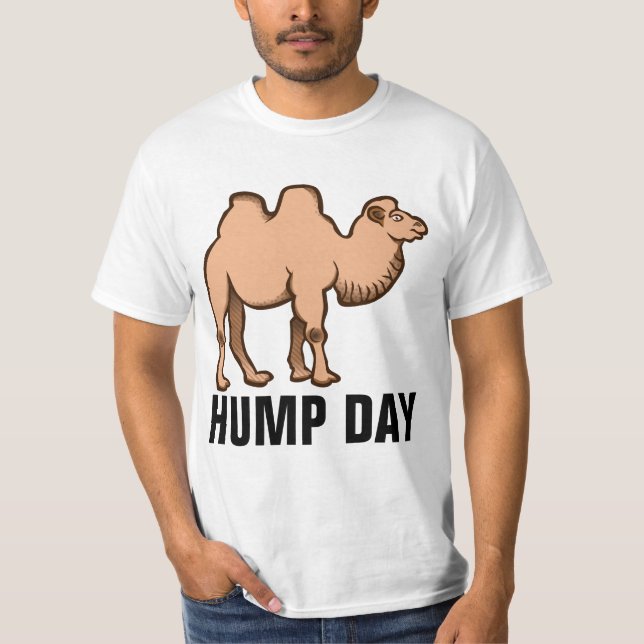 DÍA HUMP, camisetas graciosas (Anverso)