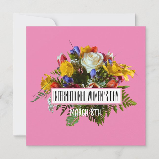 DÍA INTERNACIONAL DE LA MUJER 8 DE MARZO (Anverso)