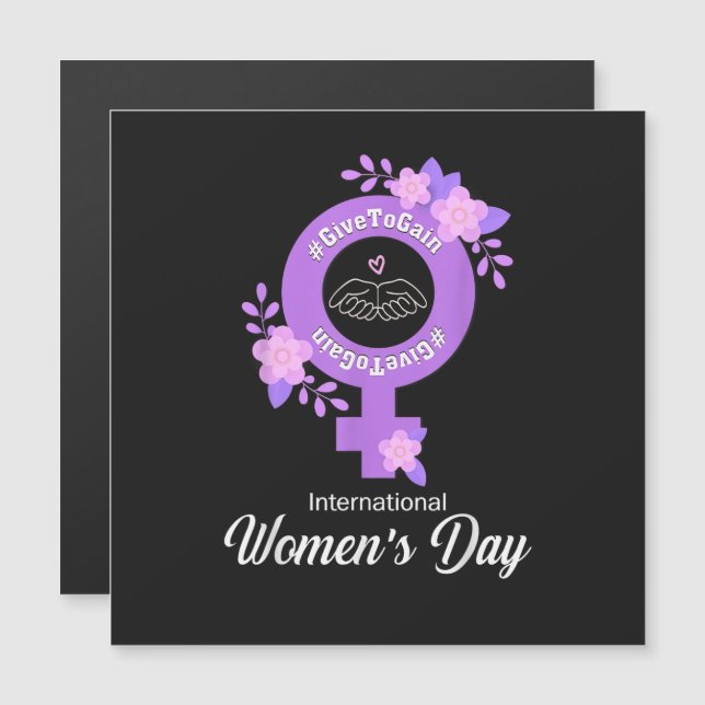 Día Internacional de la Mujer 8 de marzo (Anverso/Reverso)