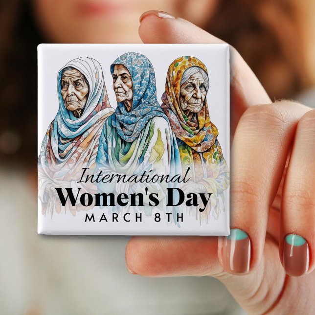 Día Internacional de la Mujer | Botón 8 de Marzo (Subido por el creador)