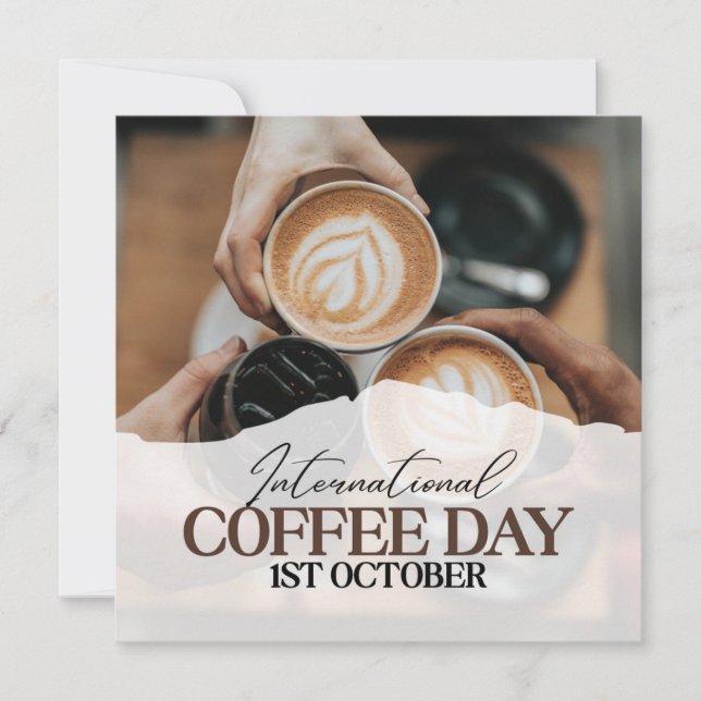 Día Internacional del Café+ (Anverso)