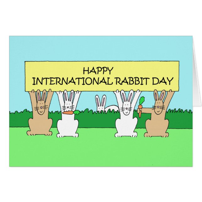 Día Internacional del Conejo 26 de Septiembre (Anverso (Horizontal))