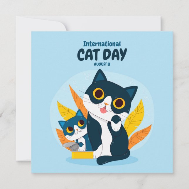 Día Internacional del Gato (Anverso)