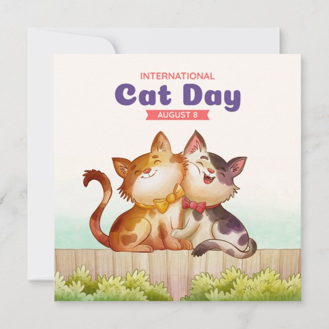 Día Internacional del Gato (Anverso)