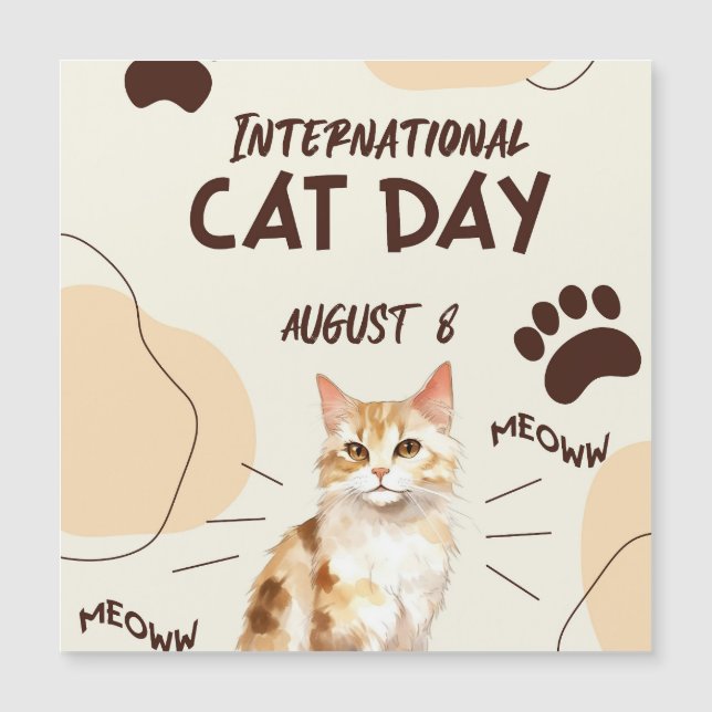 Día Internacional del Gato (Anverso)