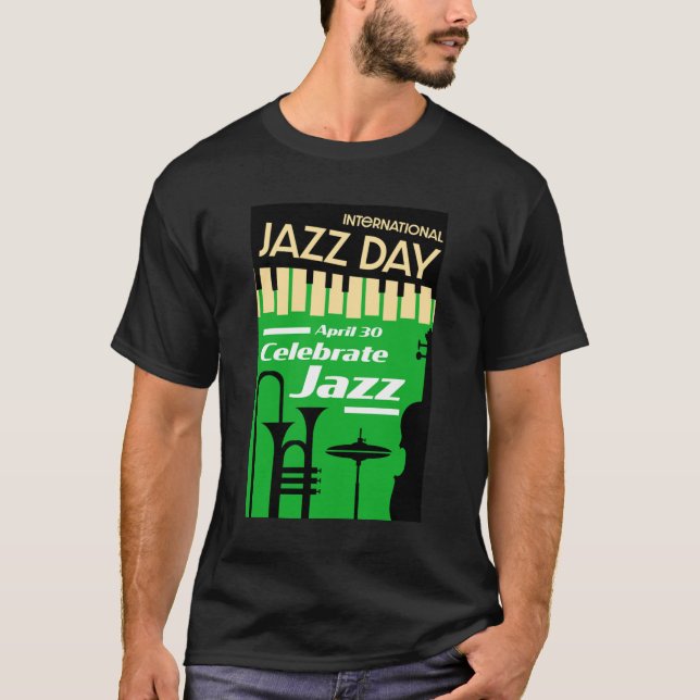 Día internacional del jazz: camiseta del 30 de abr (Anverso)
