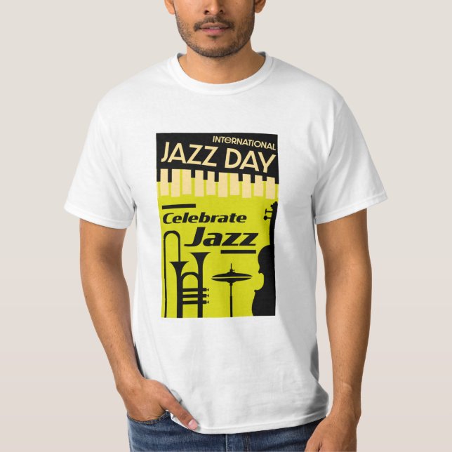 Día internacional del jazz: camiseta del 30 de abr (Anverso)