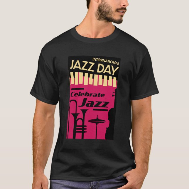 Día internacional del jazz: camiseta del 30 de abr (Anverso)