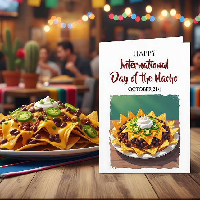 Día Internacional del Nacho | Tarjeta del 21 de oc (Subido por el creador)