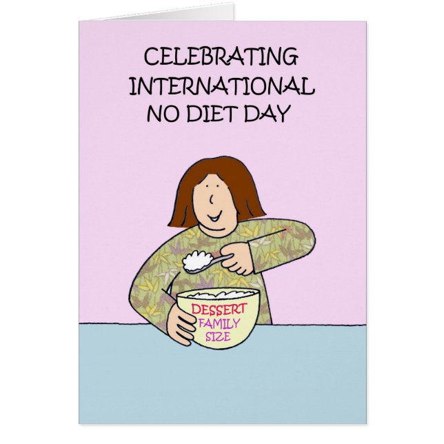Día Internacional Sin Dieta 6 de Mayo (Frente)