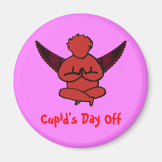 Día libre de Cupido - imán de yoga de San Valentín