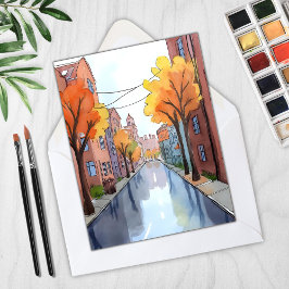 Día Lluvioso en Boston | Tarjeta de viaje de MA ac