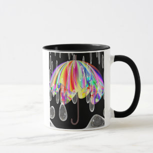 Día lluvioso en la taza del parque zoológico