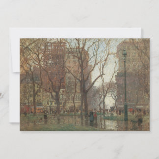 Día Lluvioso, Madison Square, Nueva York, Paul Cor