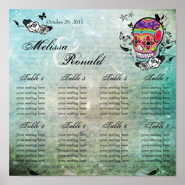 Día Muerte del arte de la calavera de azúcar en Ca (Frente)