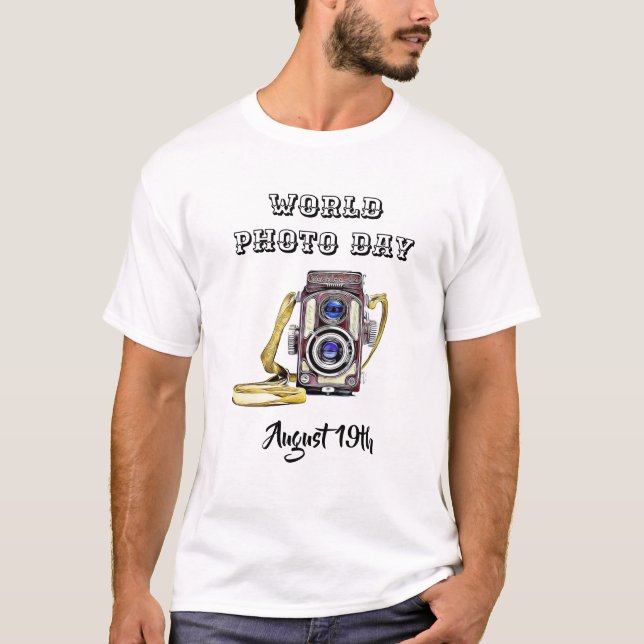 Día Mundial de la Foto: Camisa del 19 de agosto (Anverso)