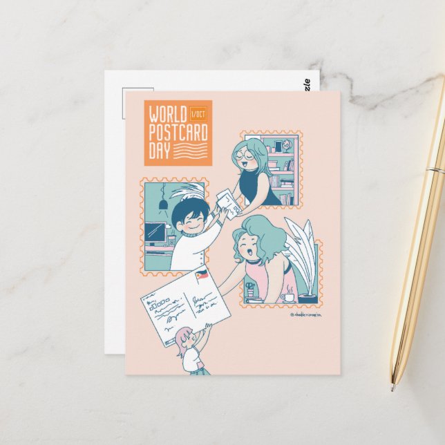 Día Mundial de la Postal 2022 (Anverso/Reverso In Situ)