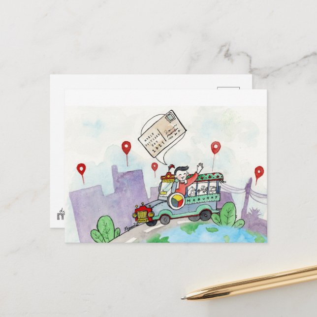 Día Mundial de la Postales 2021 (Anverso/Reverso In Situ)