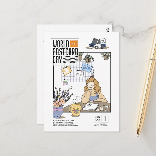 Día Mundial de la Postales 2022 (Anverso/Reverso In Situ)