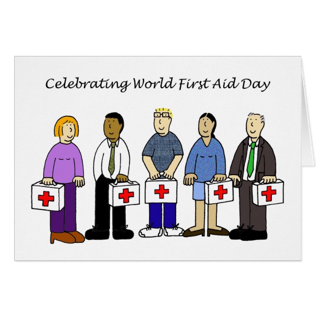 Día Mundial de la Primera Ayuda (Anverso (Horizontal))