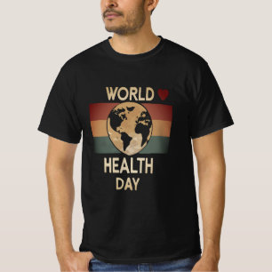 Día Mundial de la Salud - Diseño único de camiseta