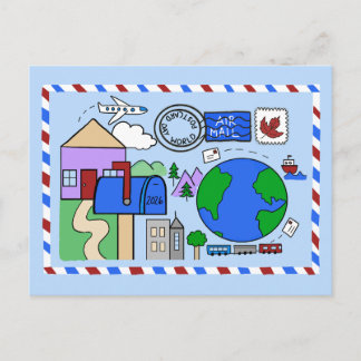 Día Mundial de la Tarjeta Postal 2026 - con borde