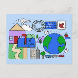Día Mundial de la Tarjeta Postal 2026 - transporte
