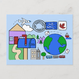 Día Mundial de la Tarjeta Postal 2026 - transporte