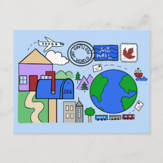 Día Mundial de la Tarjeta Postal 2026 - transporte