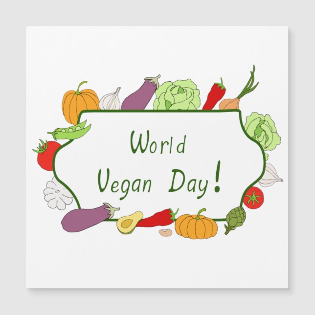 Día Mundial de la Vegetariana Minimalista (Anverso)
